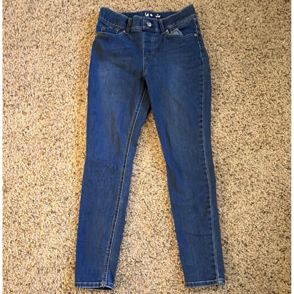 Lee Women's Skinny Jeans Size 8M Blue Stretch Denim Pre-Owned
